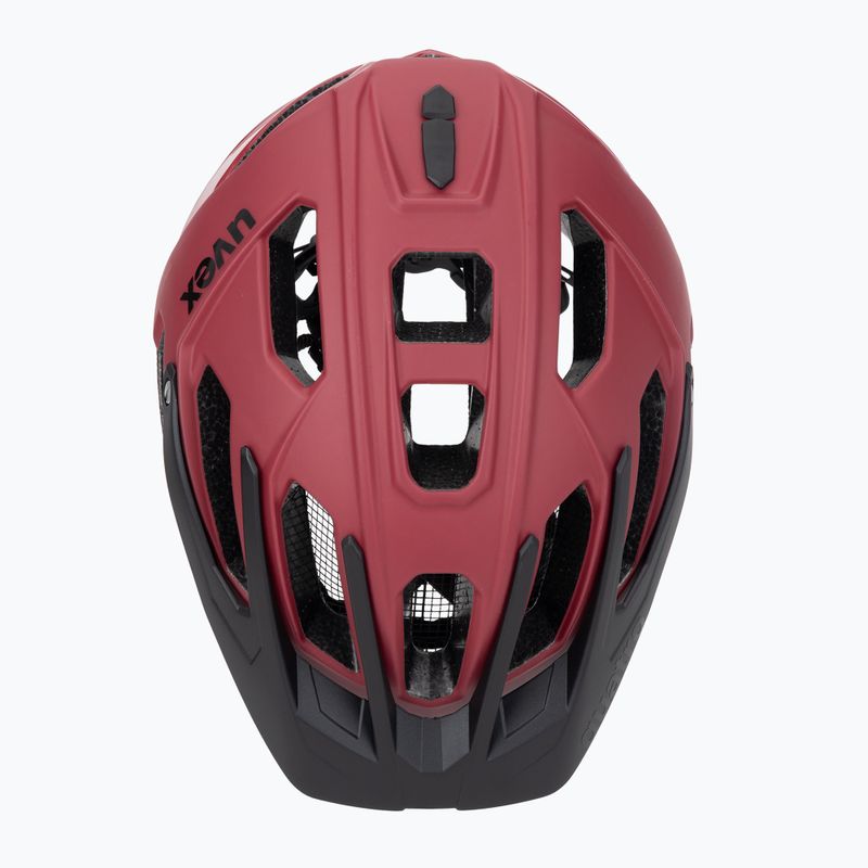 Велосипедна каска UVEX Quatro CC red/black matt 6