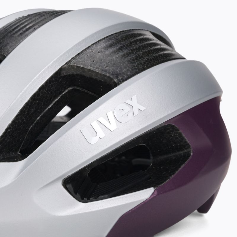 Дамска каска за велосипед UVEX Rise CC silver S4100340215 7