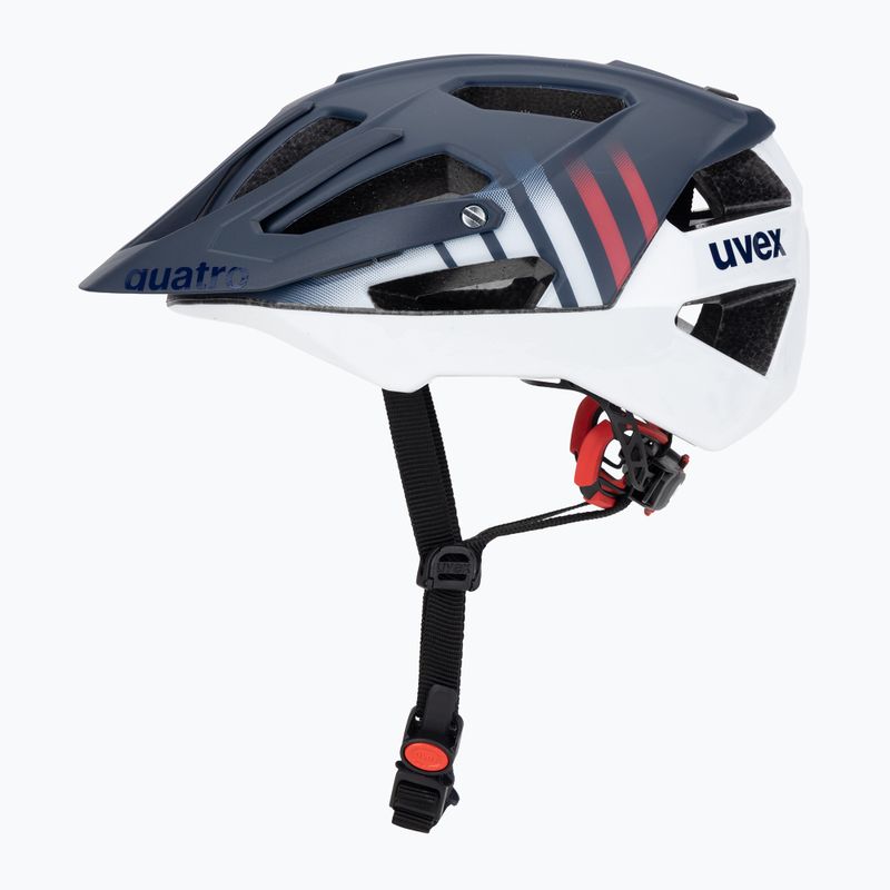 Велосипедна каска UVEX Quatro CC deep space/white matt 3