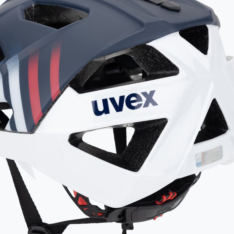 Велосипедна каска UVEX Quatro CC deep space/white matt 7