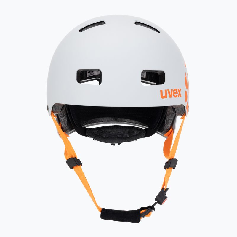Детска каска UVEX Kid 3 CC dirtbike light grey/orange 2