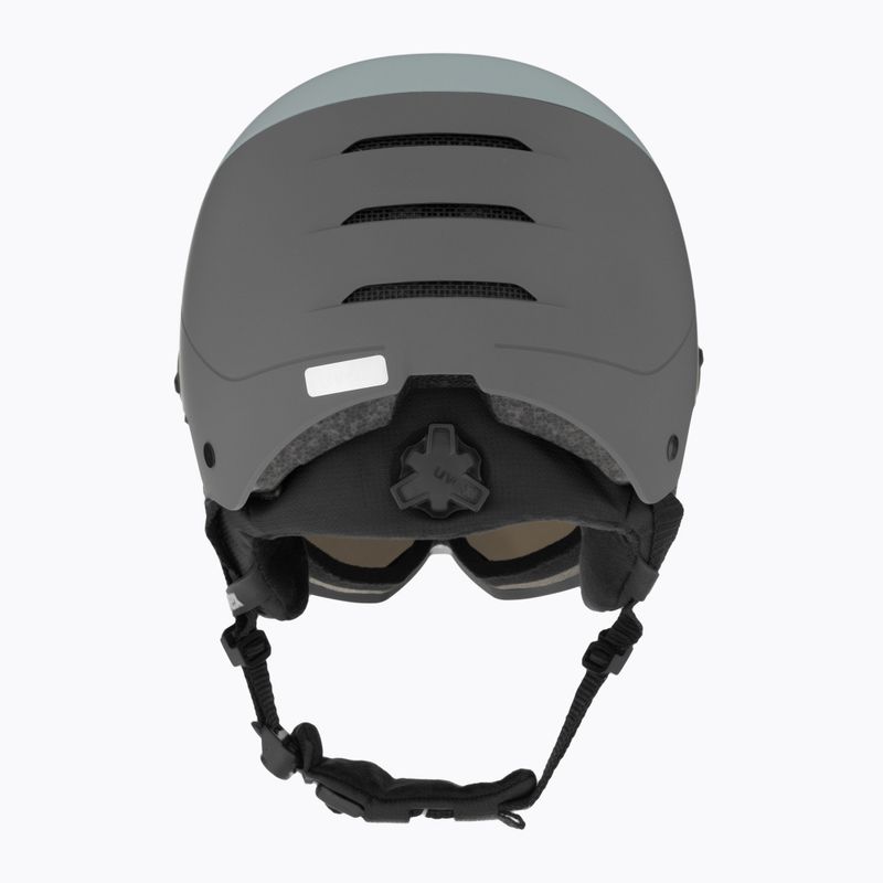 Ски каска UVEX Wanted Visor glacier/rhino matt/mirror silver smoke 3