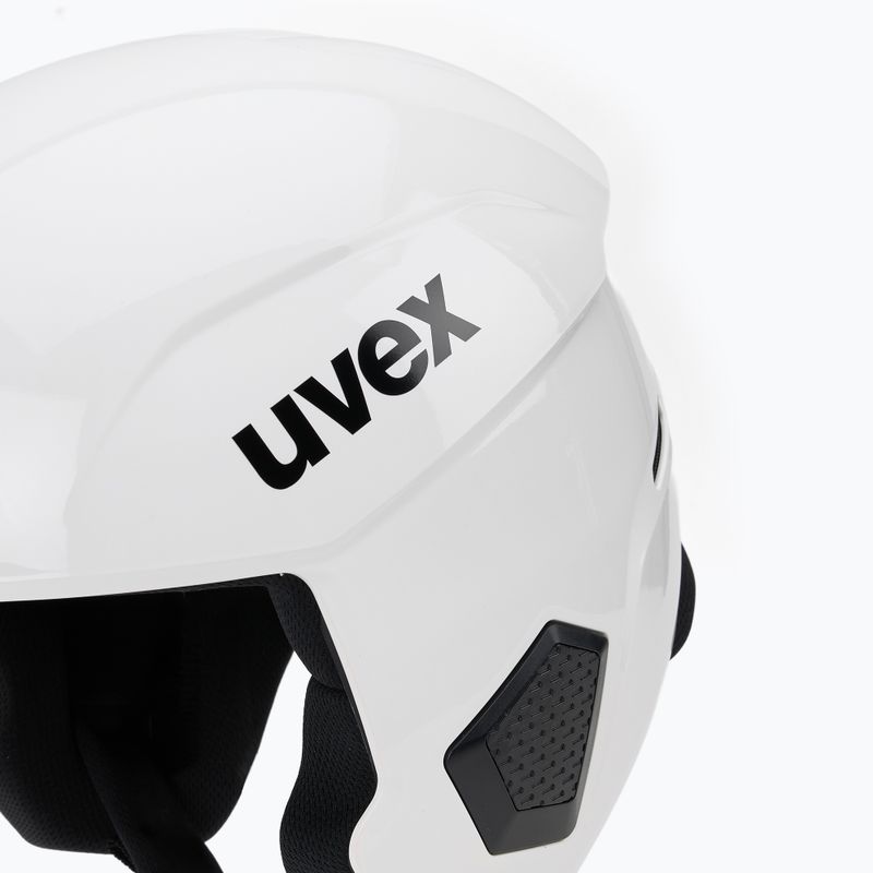 Скиорска каска UVEX Invictus all white 7