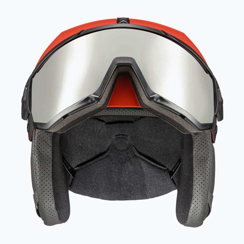 Ски каска UVEX Instinct Visor black/red 56/6/260/7005 11