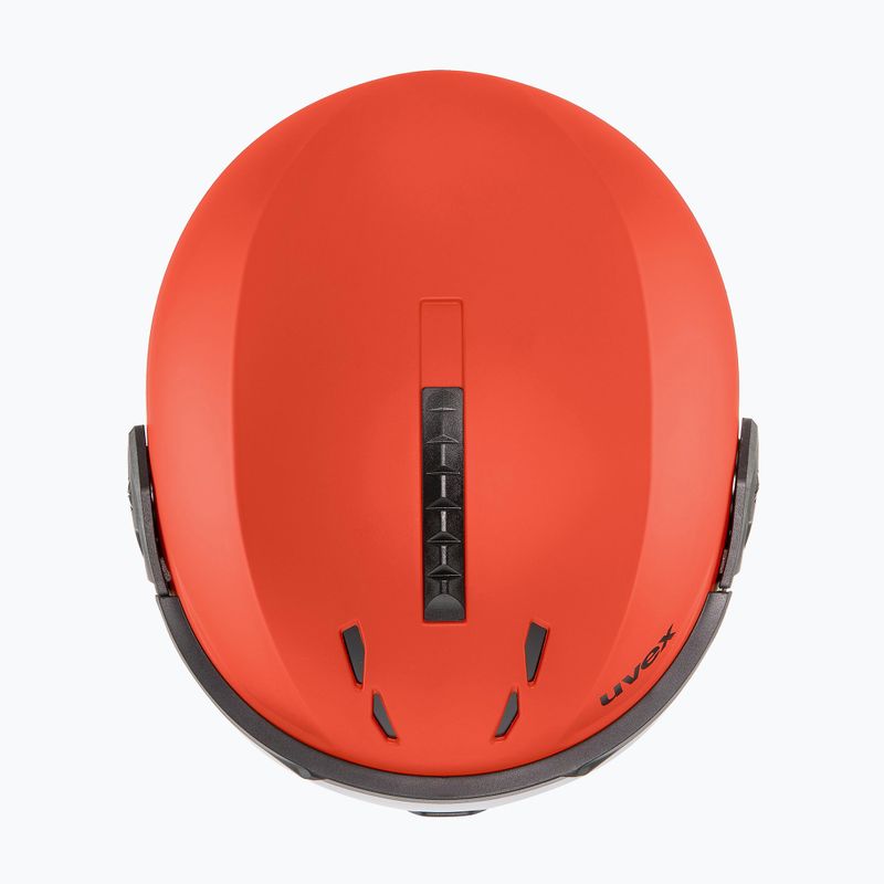 Ски каска UVEX Instinct Visor black/red 56/6/260/7005 13