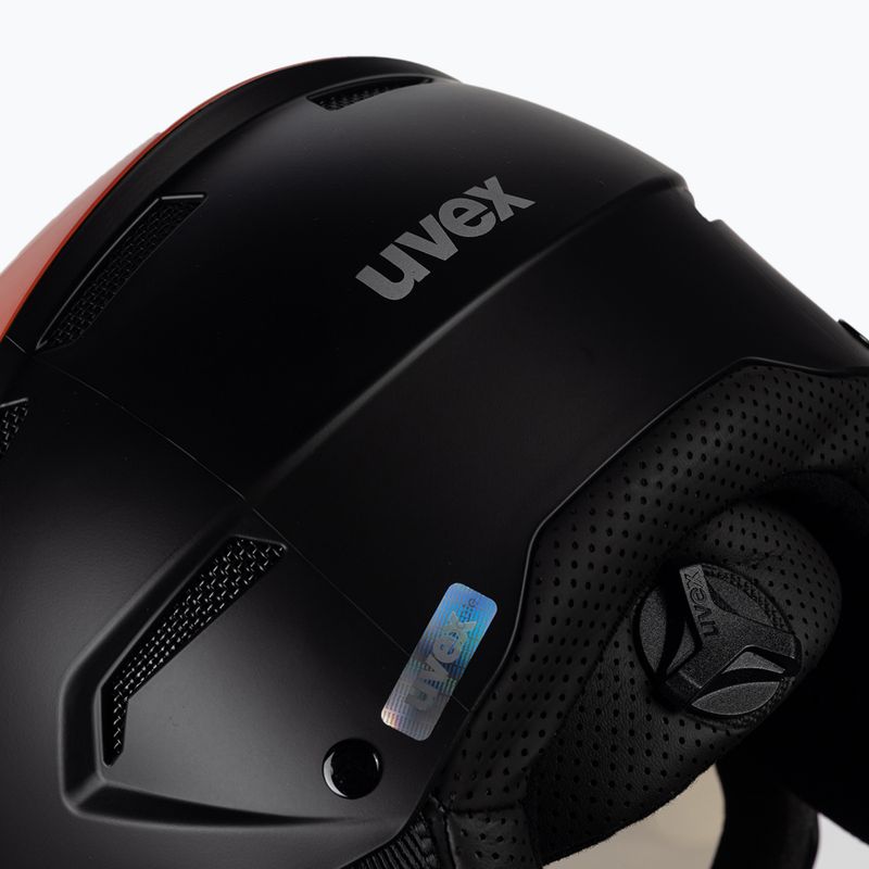 Ски каска UVEX Instinct Visor black/red 56/6/260/7005 7