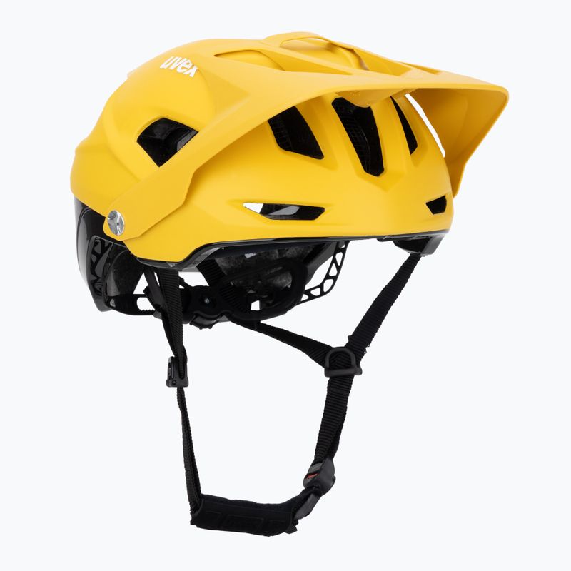 Велосипедна каска UVEX Quatro Integrale sunbee/black 8