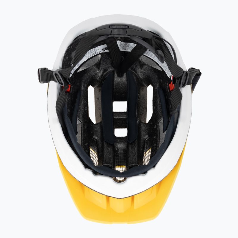 Велосипедна каска UVEX Quatro CC sunbee/ white matt 5