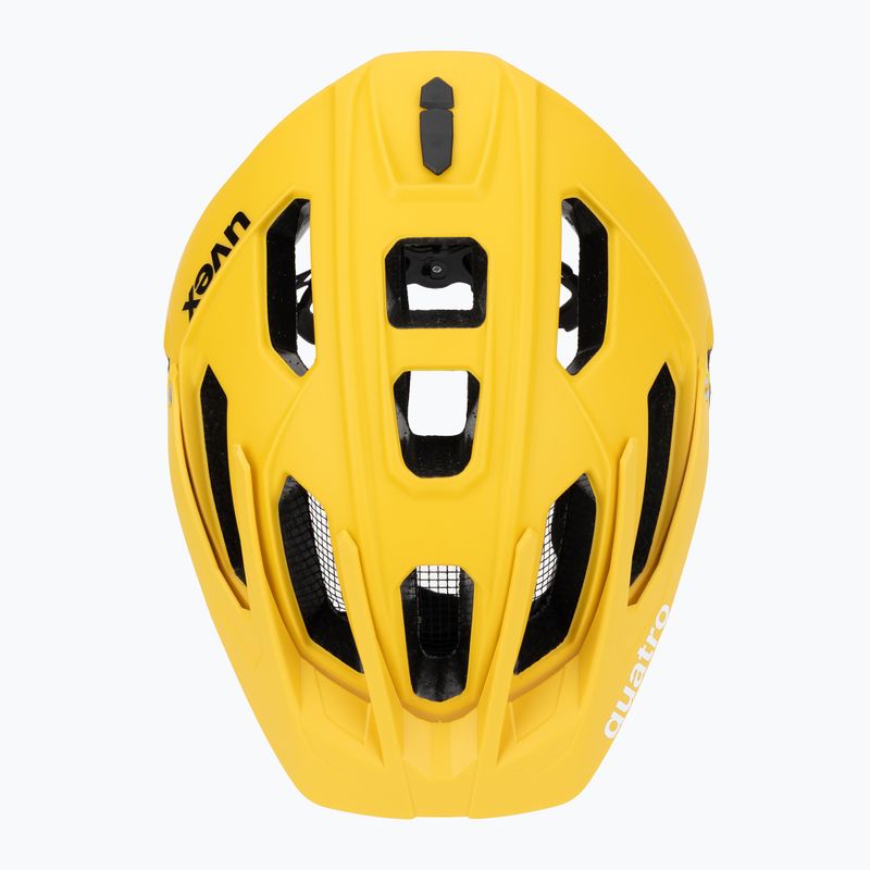 Велосипедна каска UVEX Quatro CC sunbee/ white matt 6