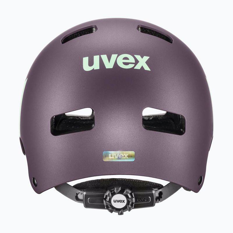 Детска каска за велосипед UVEX Kid 3 CC лилава/зелена 41/4/972/18/15 8