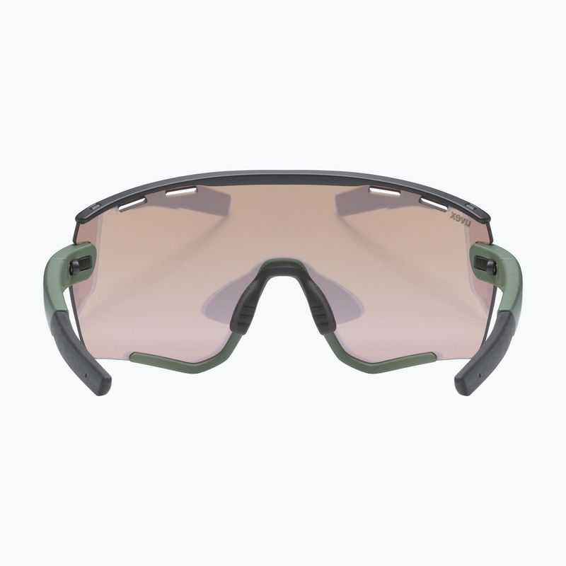 UVEX Sportstyle 236 Комплект мъховозелени черни матови/огледалножълти очила за колоездене 53/3/004/7216 11