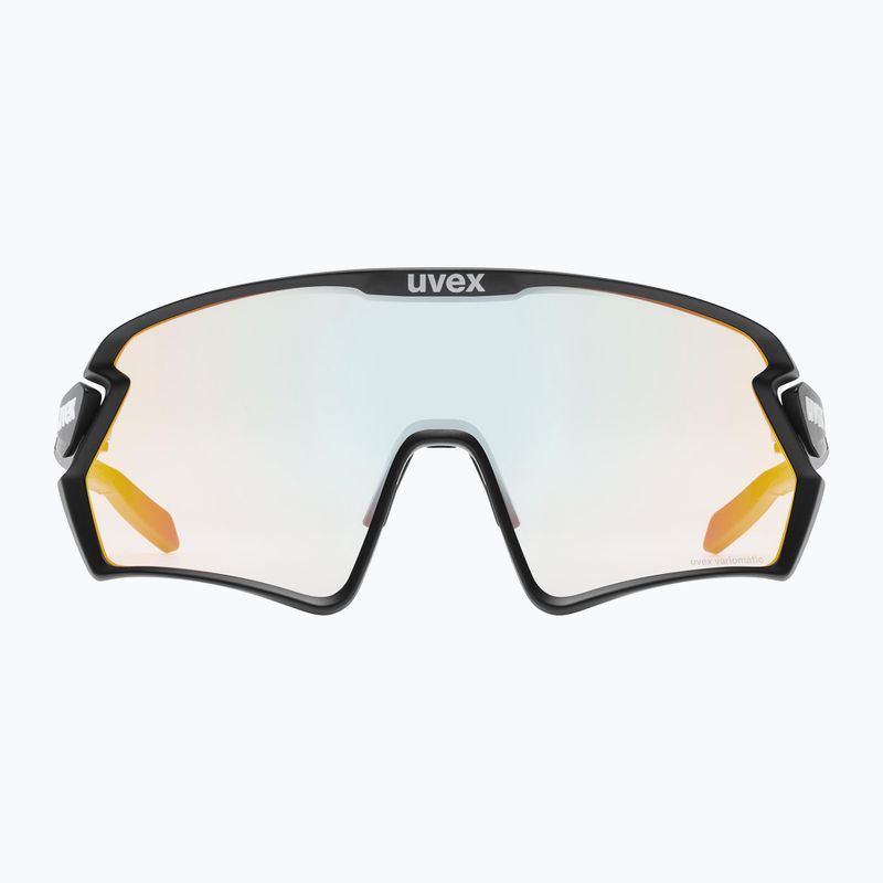 UVEX Sportstyle 231 2.0 V очила за колоездене черни матови/светлоотразителни червени 53/3/028/2203 2