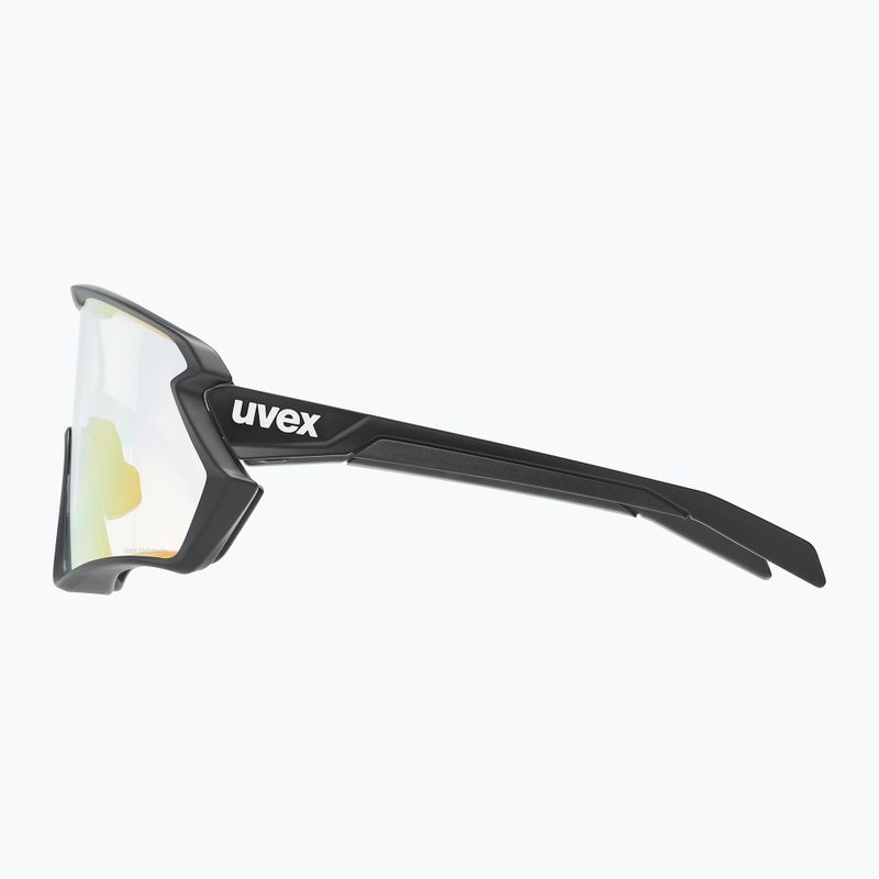UVEX Sportstyle 231 2.0 V очила за колоездене черни матови/светлоотразителни червени 53/3/028/2203 3