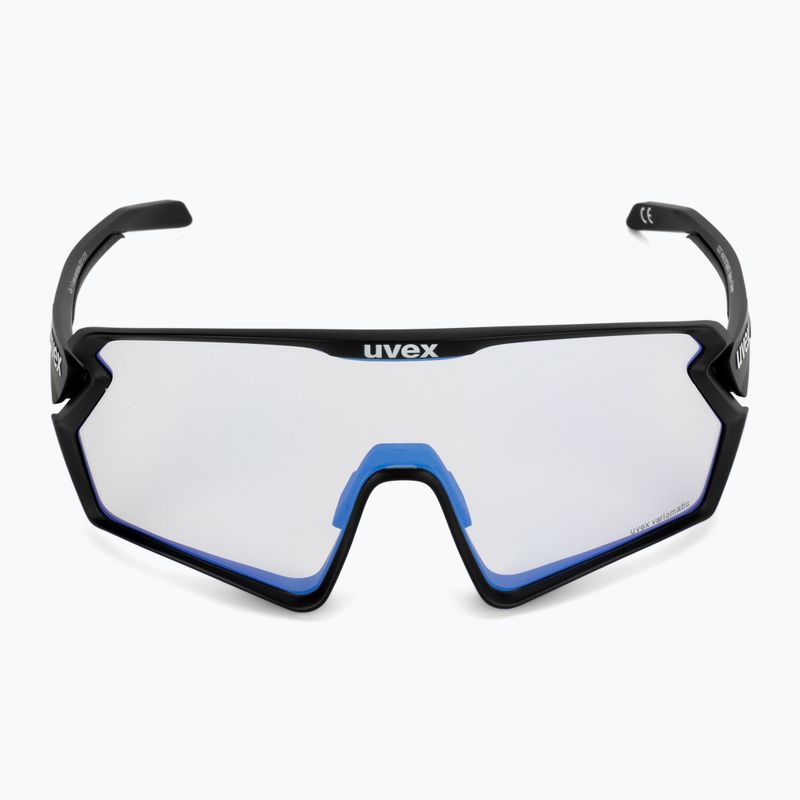 UVEX Sportstyle 231 2.0 V очила за колоездене черни матови/светлоогледални сини 53/3/028/2204 3