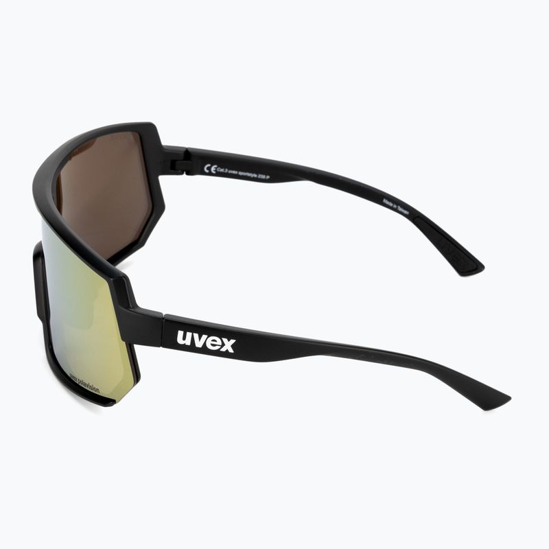 Очила за велосипед UVEX Sportstyle 235 P черен мат/огледално жълто 53/3/032/2230 4