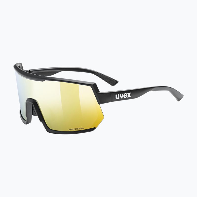 Очила за велосипед UVEX Sportstyle 235 P черен мат/огледално жълто 53/3/032/2230 5