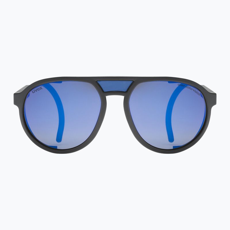 Слънчеви очила UVEX Mtn Classic CV black matt/mirror blue 2