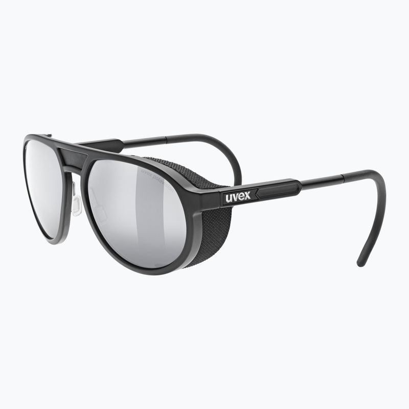 Слънчеви очила UVEX Mtn Classic P black matt/mirror silver