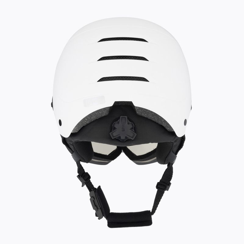 Ски каска UVEX Wanted Visor Pro V white matt/variomatc smoke 3