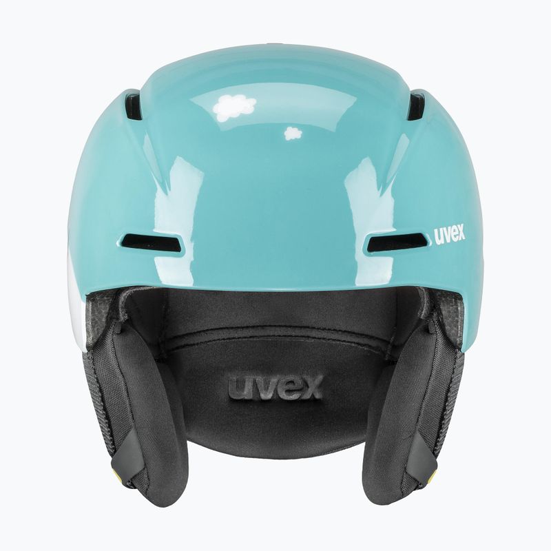 Детска ски каска UVEX Viti Jr turquoise rabbit 2