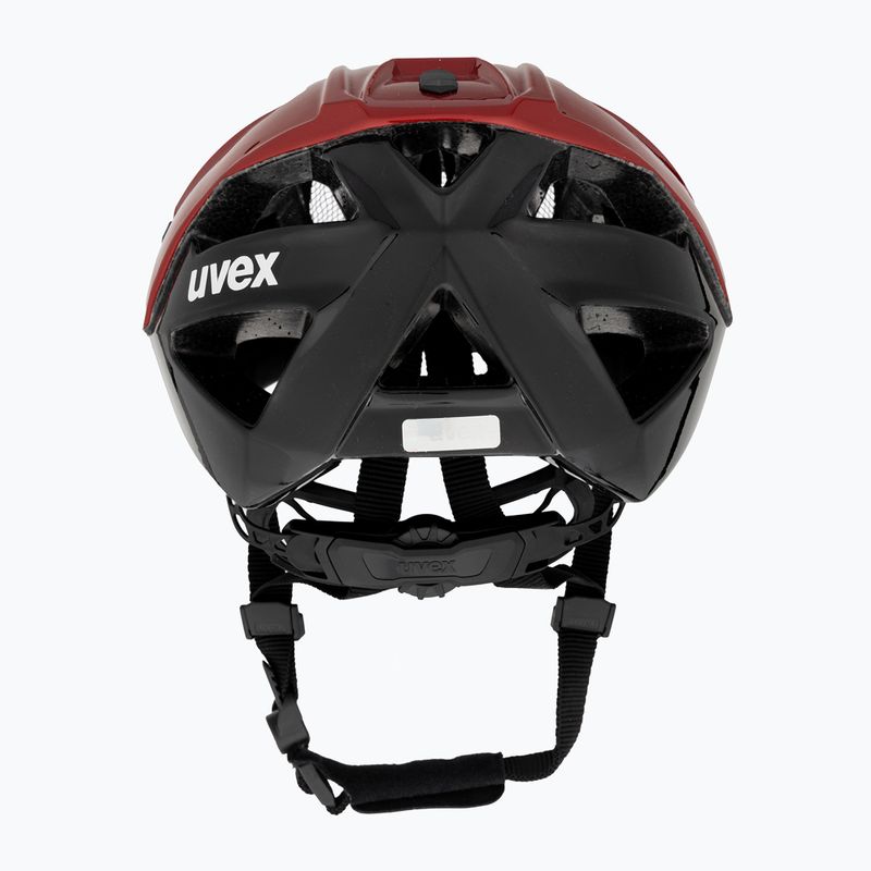 Велосипедна каска UVEX Quatro ruby red/black 3