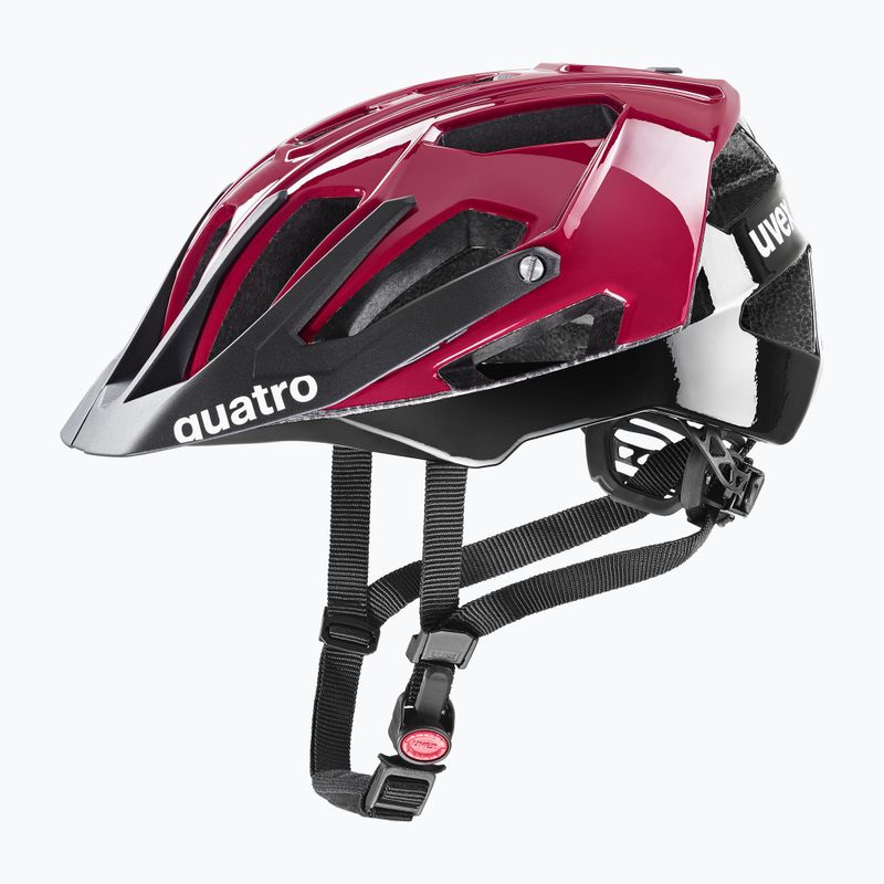 Велосипедна каска UVEX Quatro ruby red/black 6