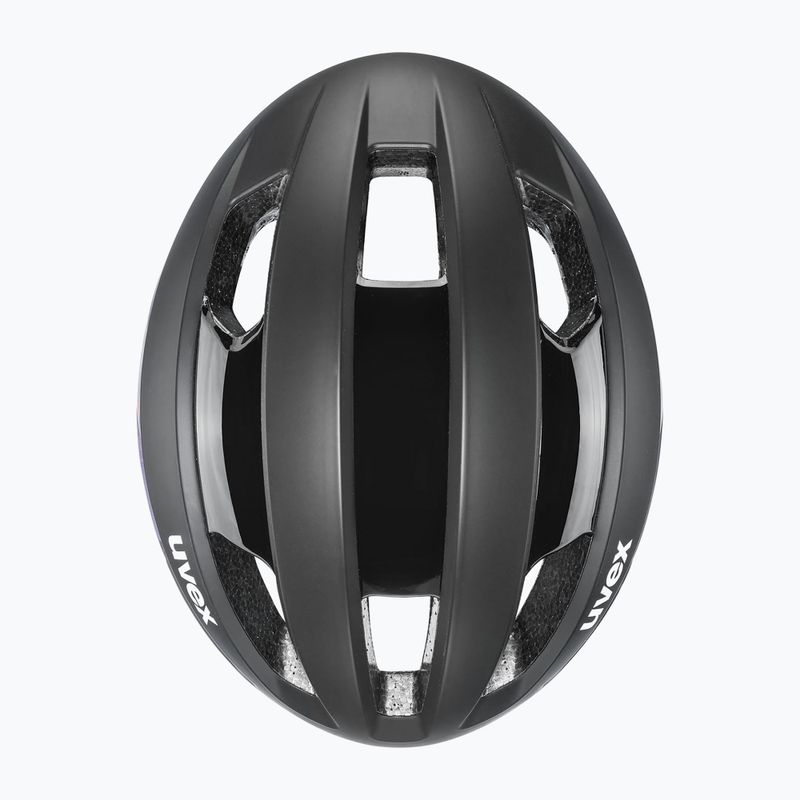 Велосипедна каска UVEX Rise Pro MIPS black/galaxy matt 9