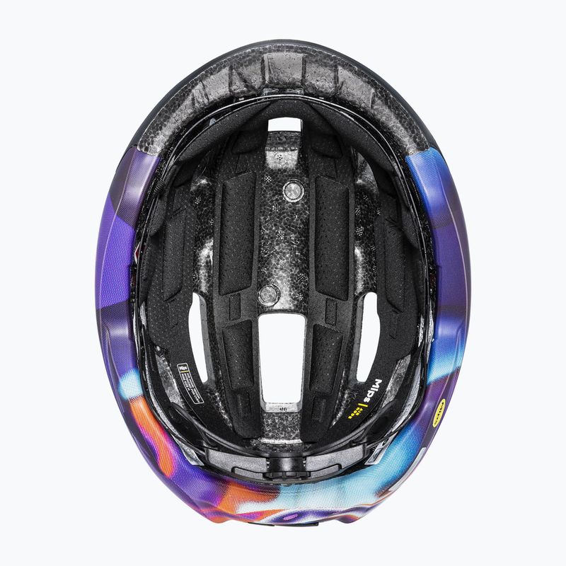 Велосипедна каска UVEX Rise Pro MIPS black/galaxy matt 10