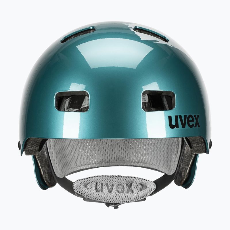 Детска каска UVEX Kid 3 teal / silver 2