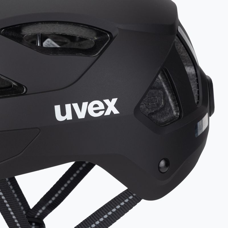 Каска за велосипед UVEX City Stride черна матова 7