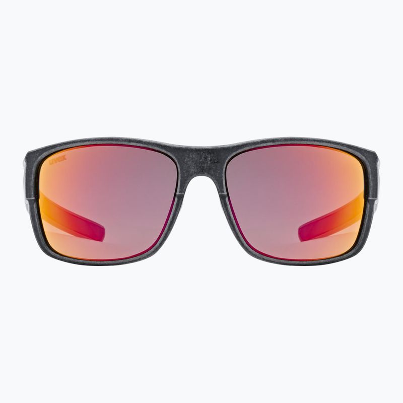 Слънчеви очила UVEX Esntl Urban black matt/mirror red 2