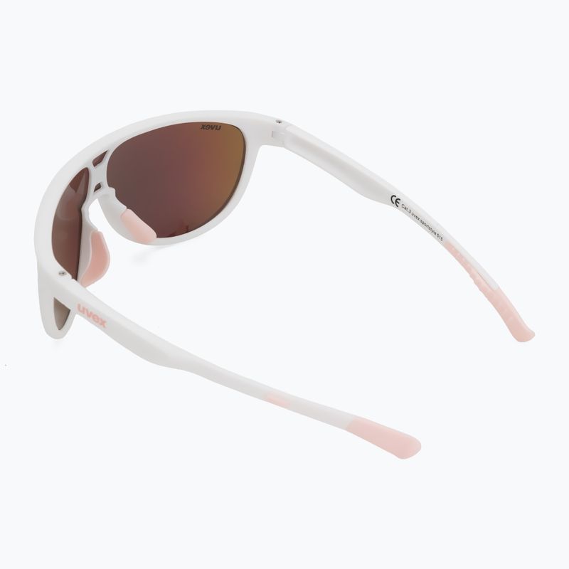 Детски слънчеви очила Sportstyle 515 white matt/mirror pink 2