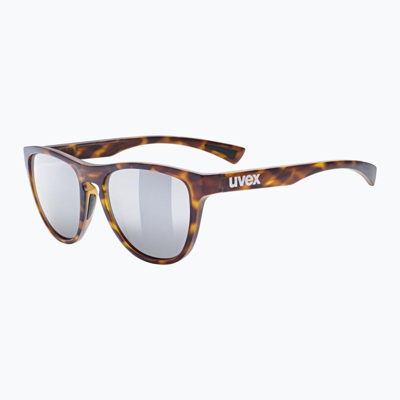 Слънчеви очила UVEX Esntl Spirit havanna matt/mirror silver