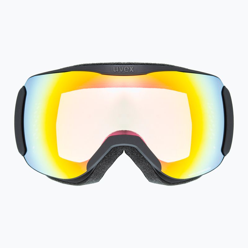 Предпазни ски очила UVEX Downhill 2100 V black matt/mirror rainbow clear 2