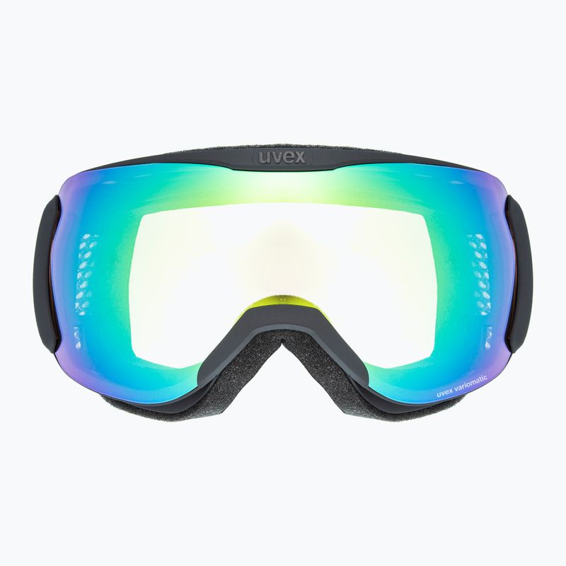 Предпазни ски очила UVEX Downhill 2100 V black matt/mirror green clear 2