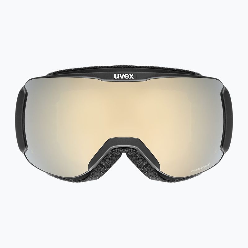 Предпазни ски очила UVEX Downhill 2100 CV black matt/mirror cooper green 2