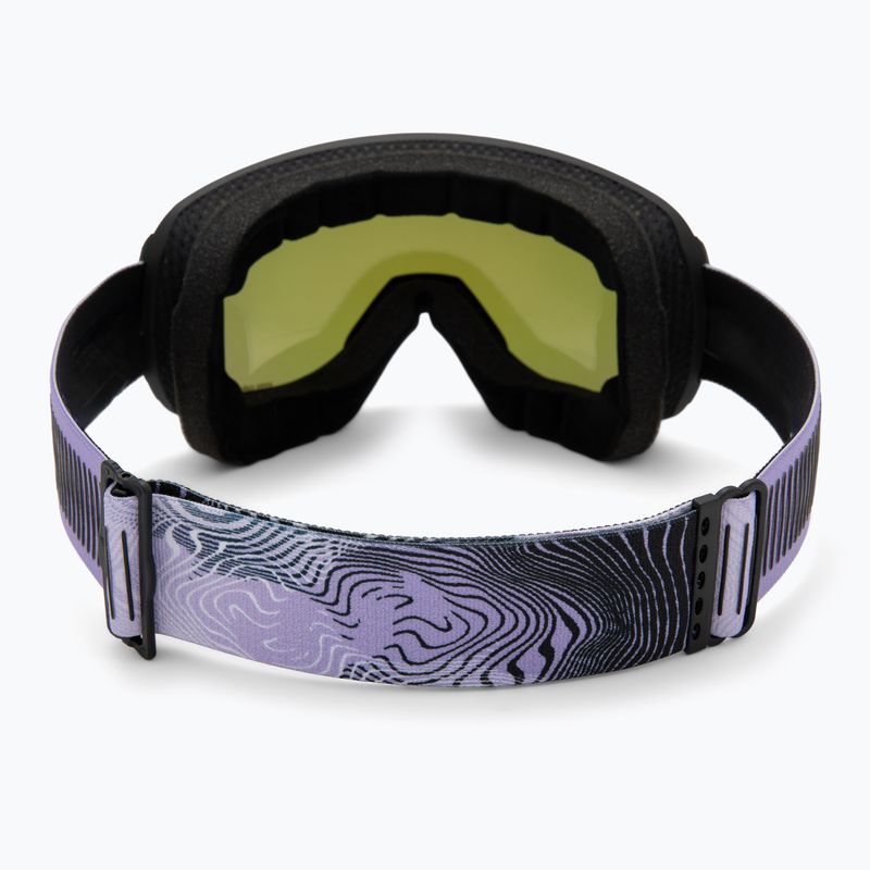 Предпазни ски очила UVEX Downhill 2100 CV black matt/mirror lavender green 3