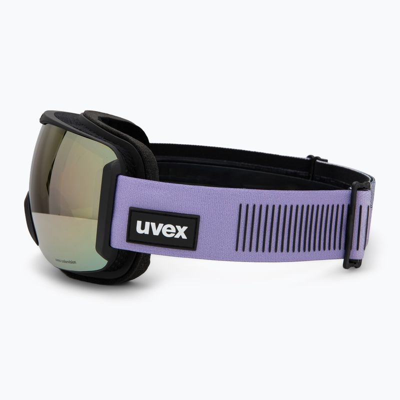 Предпазни ски очила UVEX Downhill 2100 CV black matt/mirror lavender green 4