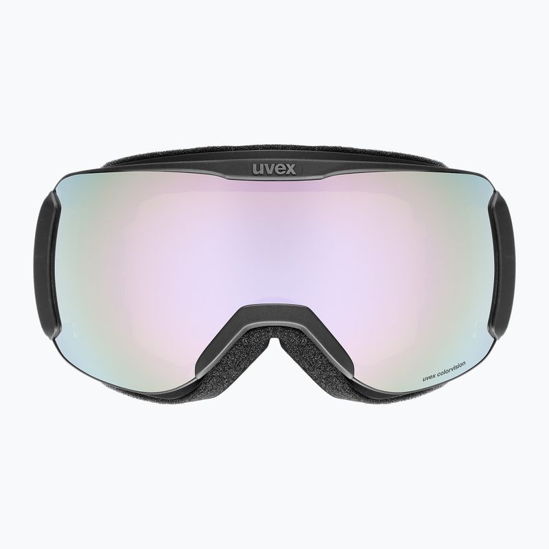 Предпазни ски очила UVEX Downhill 2100 CV black matt/mirror lavender green 2