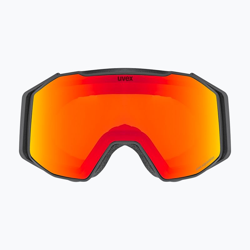 Предпазни ски очила UVEX Gravity FM black matt/mirror red orange clear 2