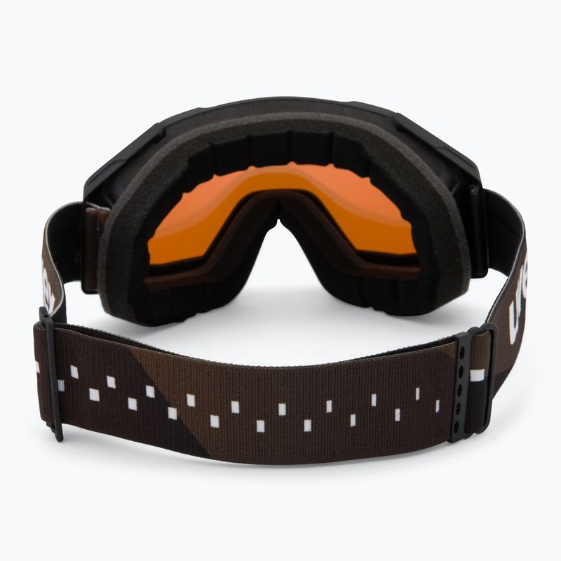 Предпазни ски очила UVEX Gravity FM black matt/mirror gold orange clear 3