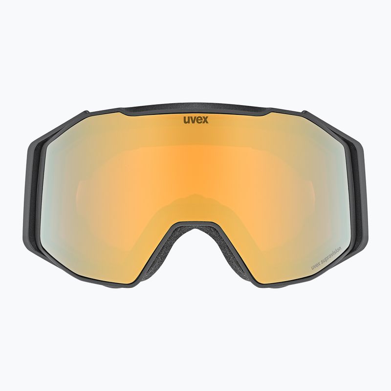 Предпазни ски очила UVEX Gravity FM black matt/mirror gold orange clear 2