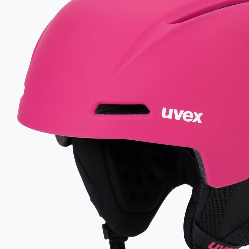 Детска ски каска UVEX Viti pink matt 7