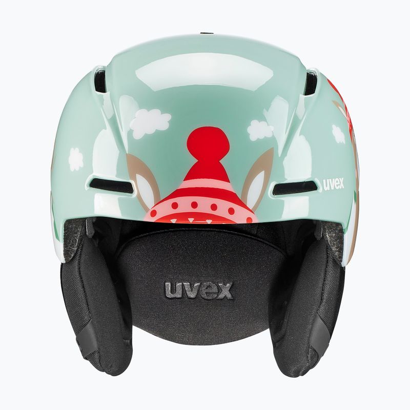 Детска каска за ски UVEX Viti Jr jade llama 2