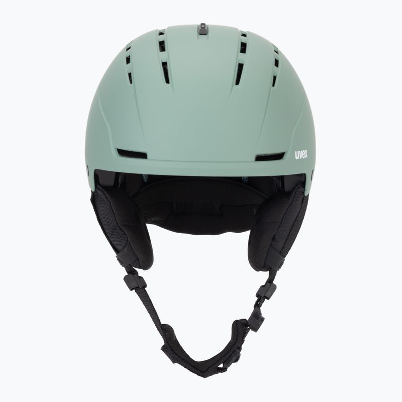 Ски каска UVEX Stance MIPS oxid green/black matt 2