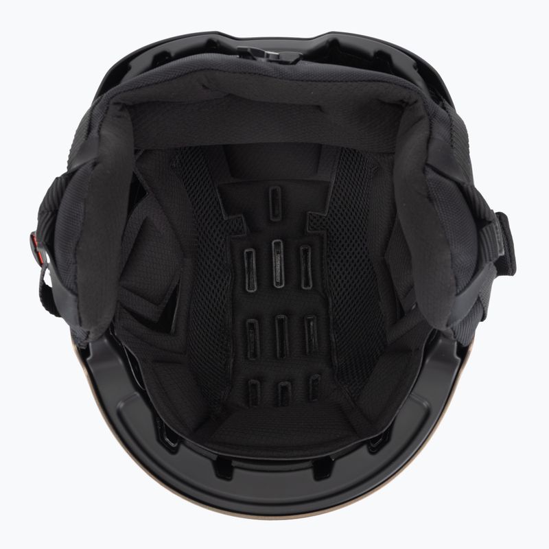 Ски каска UVEX Stance brown/black matt 5