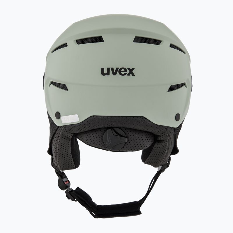 Ски каска UVEX Instinct Visor oxid green matt/mirror silver/smoke 4