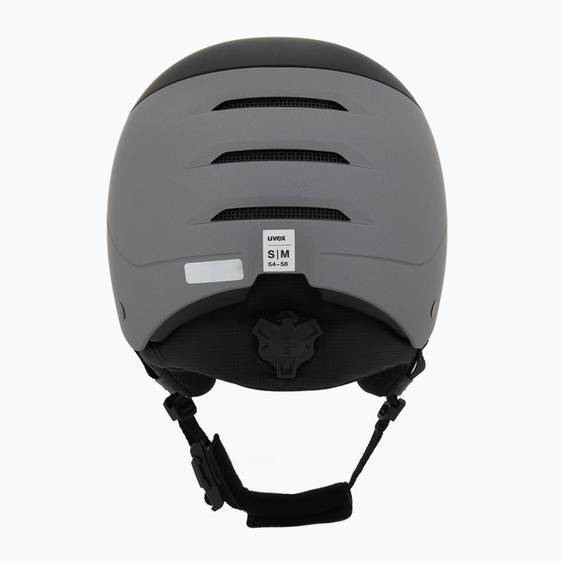 Скиорска каска UVEX Wanted Visor Pro V black/silver matt 4
