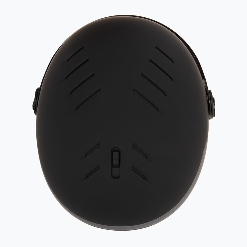 Скиорска каска UVEX Wanted Visor Pro V black/silver matt 5