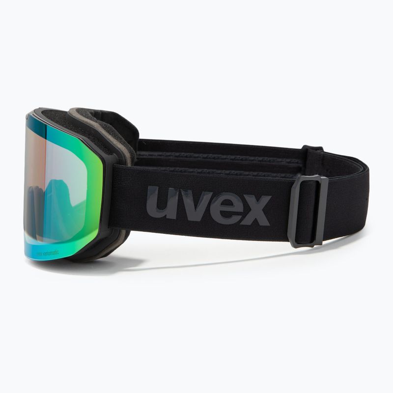 Скиорски очила UVEX Evidnt Attract V + калъф black matt/mirror green clear/yellow 5